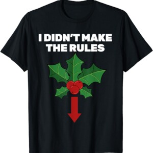 Funny Christmas Shirts Mistletoe Men Inappropriate Christmas Shirt
