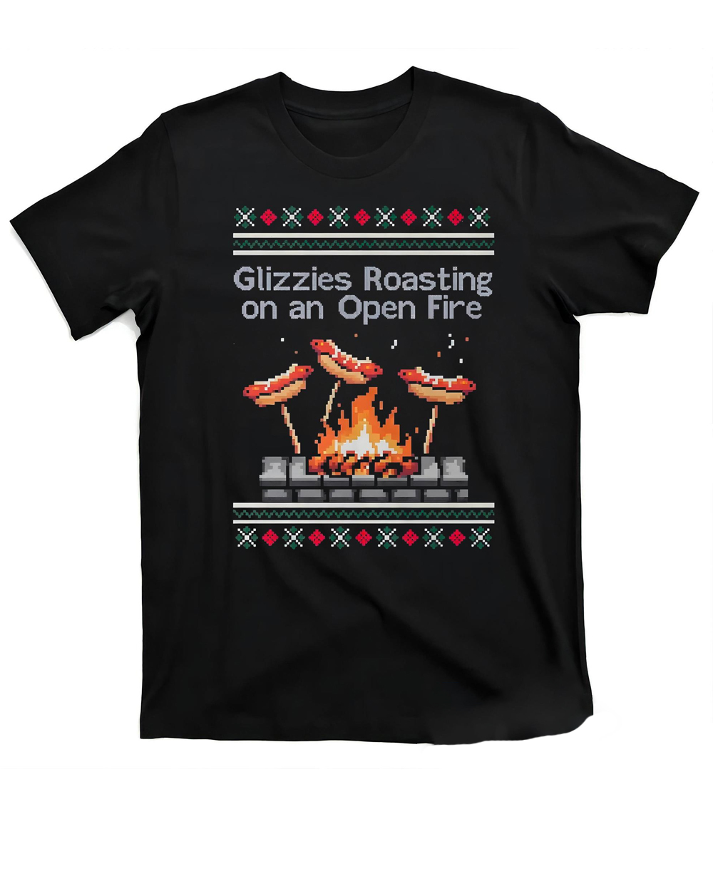 Glizzies Roasting on An Open Fire Ugly Christmas Sweater Glizzies Roasting on An Open Fire Ugly Christmas Sweater