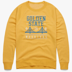 Golden State Warriors Holiday Ugly Christmas Crewneck
