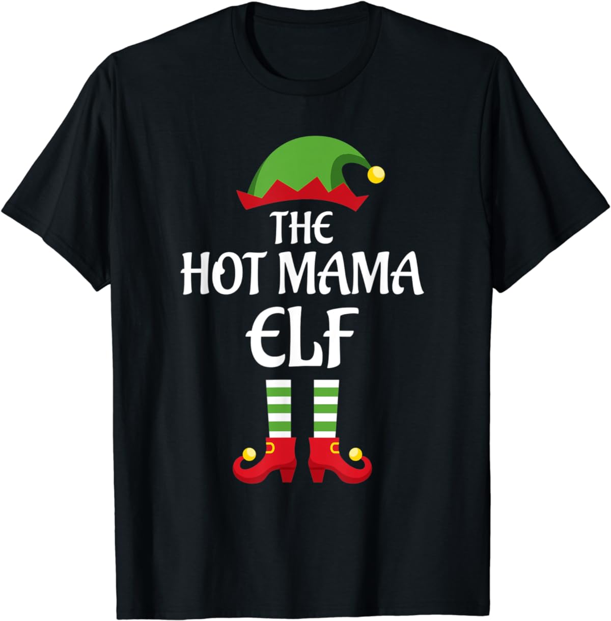 Hot Mama Elf Family Matching Group Christmas Shirt Hot Mama Elf Family Matching Group Christmas Shirt