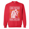 I SAW MOTHER KISSING TRAVY CLAUS UGLY SWEATER Travis Kelce, Taylor Swift, Kansas City Chiefs