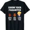 Know Your Parasites Anti Trump Funny LUNA TICK RESIST T Shirt