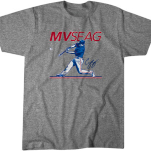 MVSEAG SHIRT 2023 World Series Champions, Corey Seager, Texas Rangers