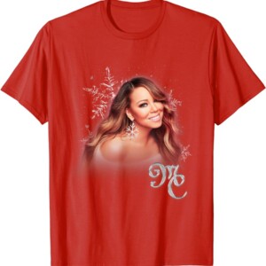 Mariah Carey Official Merry Christmas One & All Tour Snow T Shirt