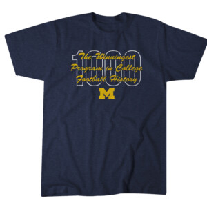 Michigan’s 1,000th Win The Winningest Program In College Football History Shirt Michigan Wolverines