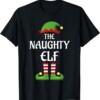 Naughty Elf Family Matching Group Christmas Shirt