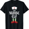 Nurse Elf Family Matching Group Christmas Shirt