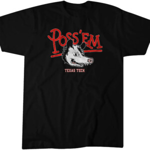 POSS'EM SHIRT RALLY POSSUM, Texas Tech Red Raiders
