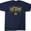 RUNNIN' THE GAME BACK TO BACK TO BACK SHIRT Michigan Football, Michigan Wolverines