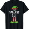 Tallest Elf Family Matching Group Christmas Shirt