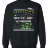 WHERE ARE YEWWW UGLY CHRISTMAS SWEATER Funny Alien