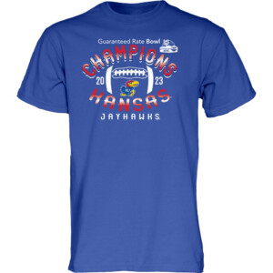 2023 Guaranteed Rate Bowl Champions Shirt Kansas Jayhawks