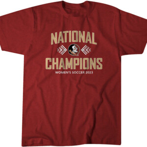 2023 NATIONAL CHAMPIONS SHIRT FSU WOMEN'S SOCCER, Florida State Seminoles