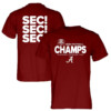 Alabama Crimson Tide 2023 SEC Football Conference Champions Locker Room T Shirt