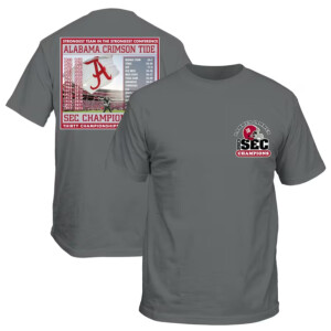 Alabama Crimson Tide 2023 SEC Football Conference Champions Schedule T Shirt