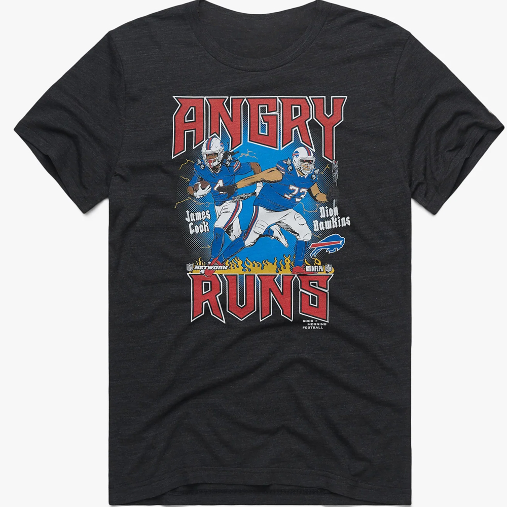 Angry Runs Bills Cook And Dawkins Shirt James Cook and Dion Dawkins, Buffalo Bills Angry Runs Bills Cook And Dawkins Shirt James Cook and Dion Dawkins, Buffalo Bills