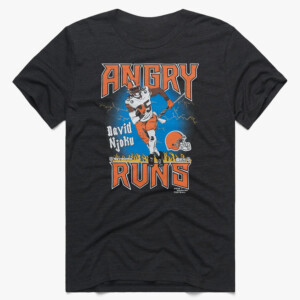 Angry Runs Browns David Njoku Shirt Cleveland Browns