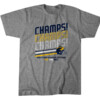 B1G CHAMPS CHAMPS CHAMPS SHIRT Big Ten Conference Champions, Michigan Wolverines