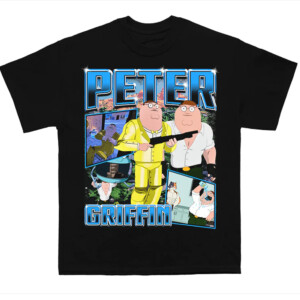 GRIFFIN FORTNITE SHIRT Retro Peter Griffin Family Guy Fortnite T Shirt, Gamer Battle Bus Tilted Tee, Survival Program Gaming