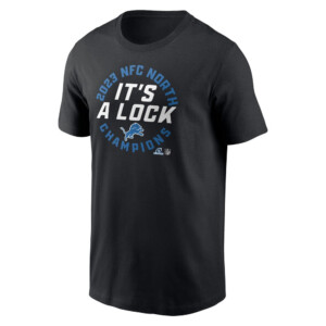 IT'S A LOCK SHIRT 2023 NFC North Division Champions Locker Room, Detroit Lions