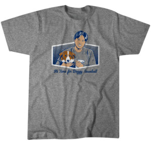 IT'S TIME FOR DOGGY BASEBALL SHIRT Doggie Baseball, Shohei Ohtani, Los Angeles Dodgers
