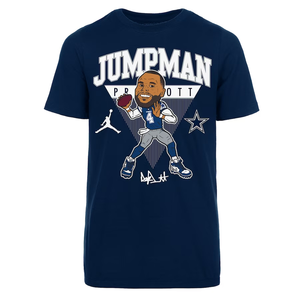 JUMPMAN PRESCOTT SHIRT Dak Prescott, Dallas Cowboys JUMPMAN PRESCOTT SHIRT Dak Prescott, Dallas Cowboys