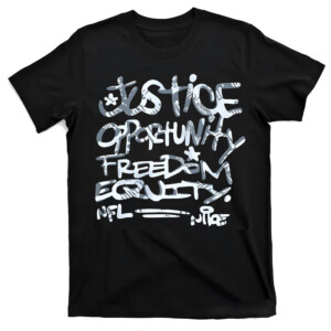 Justice Opportunity Equity Freedom Shirt Mike Tomlin, Pittsburgh Steelers