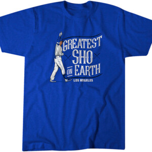 LA'S GREATEST SHO ON EARTH SHIRT Shohei Ohtani, Los Angeles Dodgers