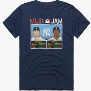 MLB Jam Yankees Judge And Soto Shirt Aaron Judge and Juan Soto, New York Yankees