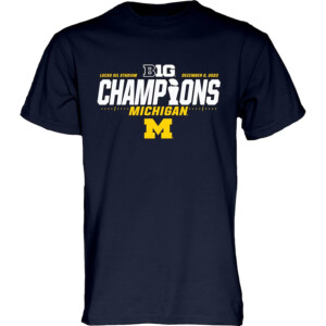 Michigan Wolverines 2023 Big Ten Football Conference Champions Locker Room T Shirt