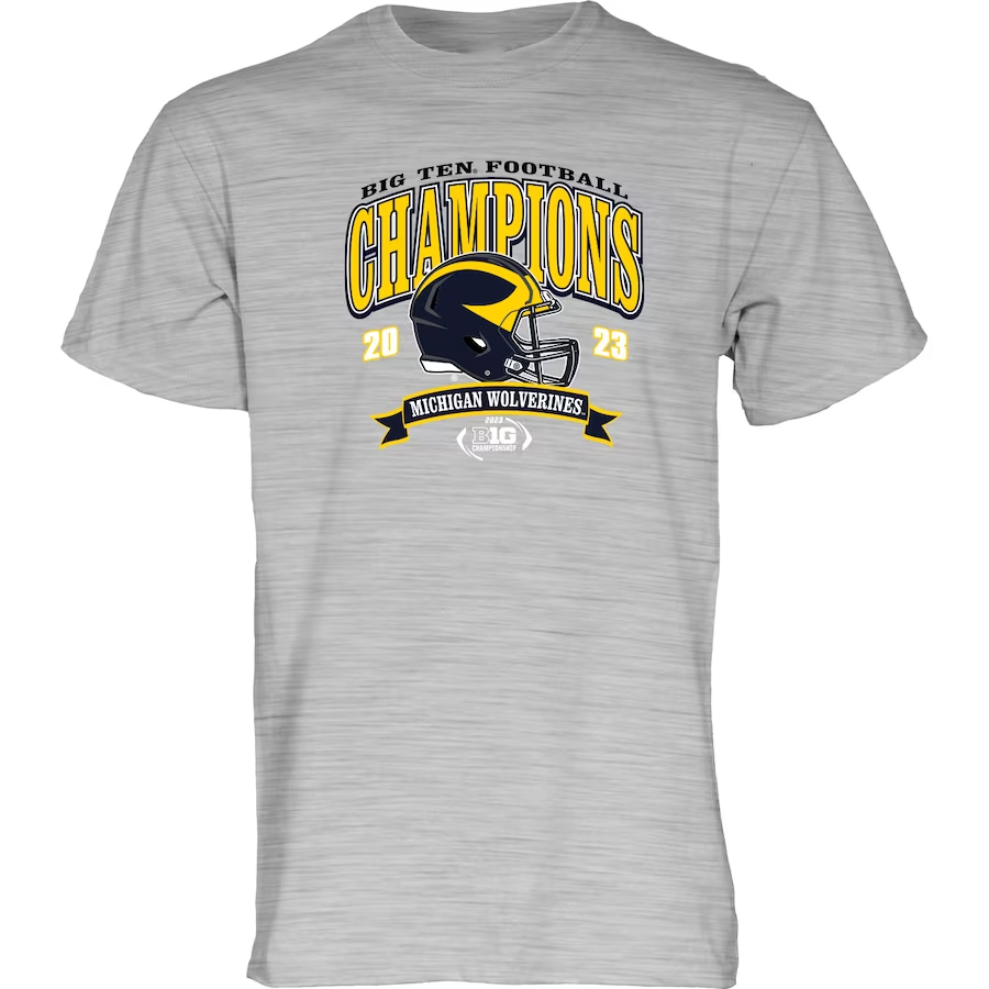 Michigan Wolverines - 2023 Big Ten Football Conference Champions T-Shirt Michigan Wolverines 2023 Big Ten Football Conference Champions T Shirt