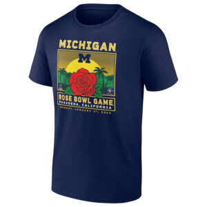 Michigan Wolverines College Football Playoff 2024 Rose Bowl T Shirt