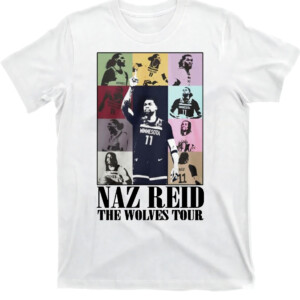 Naz Reid The Wolves Tour Shirt Minnesota Timberwolves