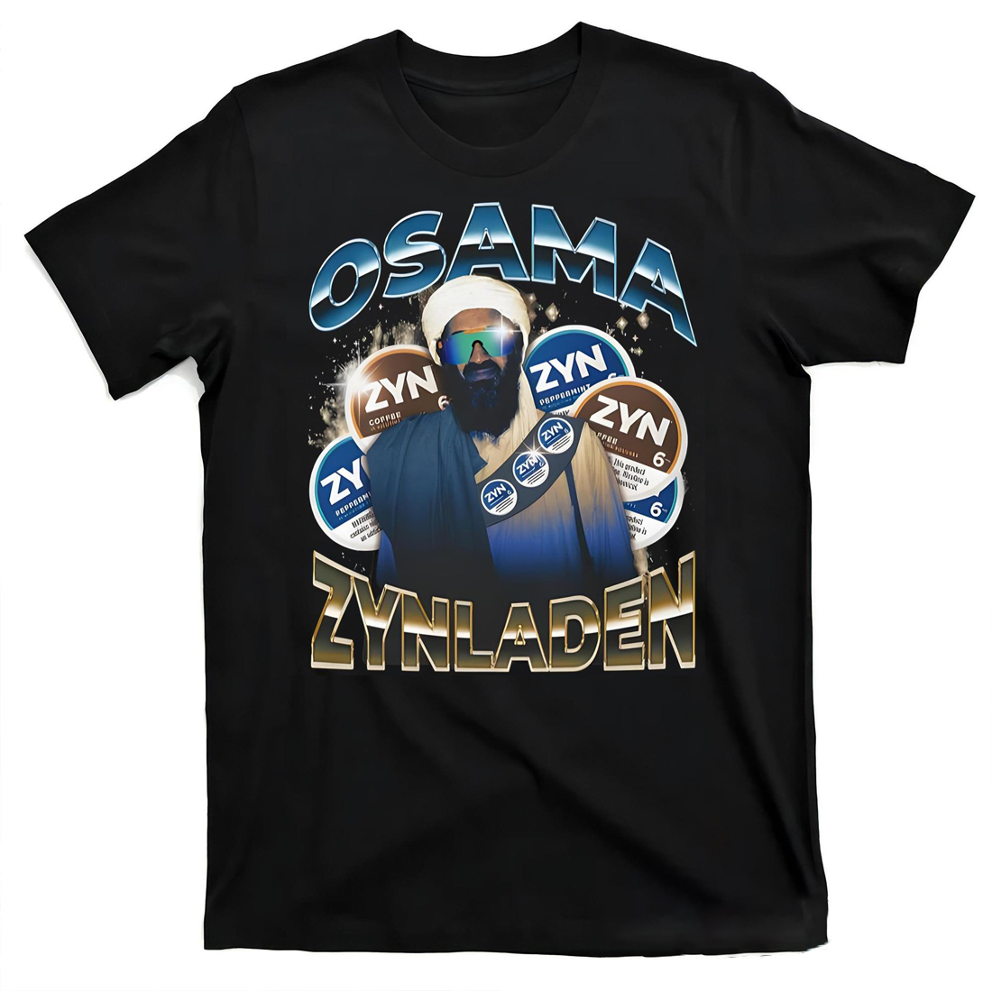 OSAMA ZYNLADEN SHIRT Mark Moran, Funny Osama bin Laden, ZYN Nicotine Pouches OSAMA ZYNLADEN SHIRT Mark Moran, Funny Osama bin Laden, ZYN Nicotine Pouches