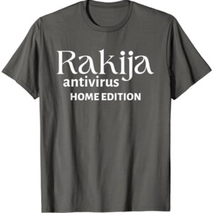 Rakija Antivirus Home Edition Shirt Funny Rakija Lover, Luka Doncic, Dallas Mavericks