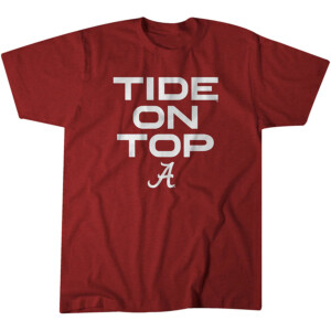 TIDE ON TOP SHIRT Alabama Crimson Tide 2023 SEC Football Conference Champions