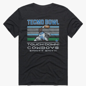 Tecmo Bowl Touch Down Cowboys Emmitt Smith Shirt Emmitt Smith, Dallas Cowboys