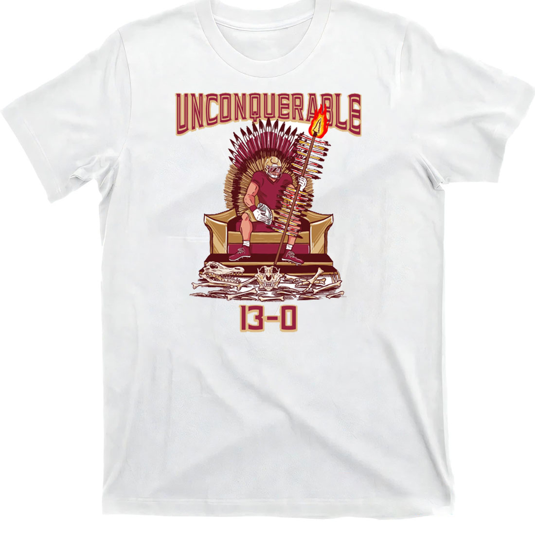 UNCONQUERABLE 13-0 SHIRT Florida State Seminoles UNCONQUERABLE 13 0 SHIRT Florida State Seminoles