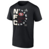 2023 NFC Champions Right Side Draw Shirt 2023 NFC Champions, San Francisco 49ers