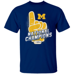 2023 National Champions #1 Shirt College Football Playoff 2023 National Champions, Michigan Wolverines
