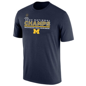 2023 National Champions Performance Shirt College Football Playoff 2023 National Champions, Michigan Wolverines