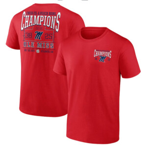 2023 Peach Bowl Champions Score Shirt 2023 Peach Bowl Champions Locker Room, Ole Miss Rebels
