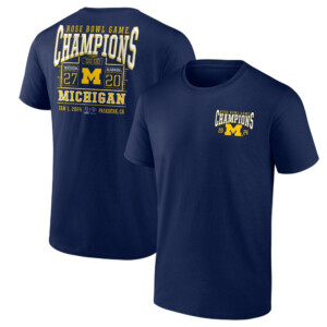 2024 Rose Bowl Champions Score Shirt College Football Playoff 2024 Rose Bowl Champions, Michigan Wolverines