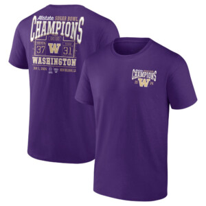 2024 Sugar Bowl Champions Score Shirt College Football Playoff 2024 Sugar Bowl Champions, Washington Huskies