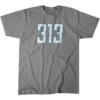 313 SHIRT 2023 NFC North Division Champions, Detroit Lions