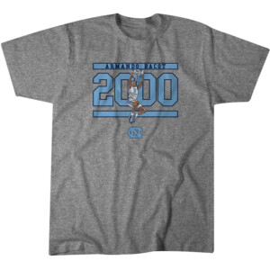 ARMANDO BACOT 2000 POINTS CLUB SHIRT Armando Bacot, UNC BASKETBALL, North Carolina Tar Heels