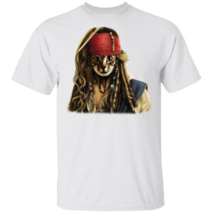 Cat Sparrow Shirt Pirates Jack Sparrow