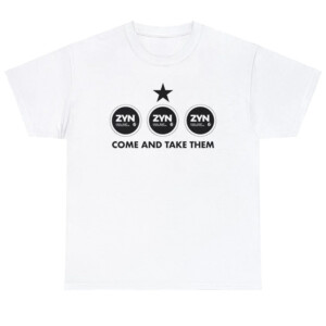 Come And Take Them Shirt Funny ZYN logo