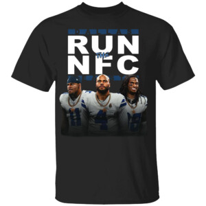 DALLAS RUN THE NFC EAST SHIRT Micah Parsons, Dak Prescott, Osa Odighizuwa, 2023 NFC East Division Champions, Dallas Cowboys