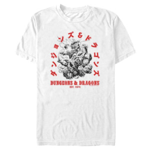 Dungeons and Dragons EST 1974 Shirt Katakana Beholder Fight